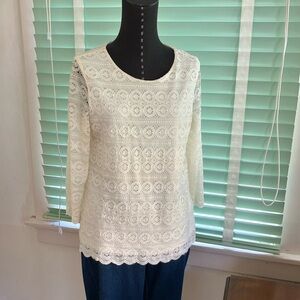 Charter Club lace top